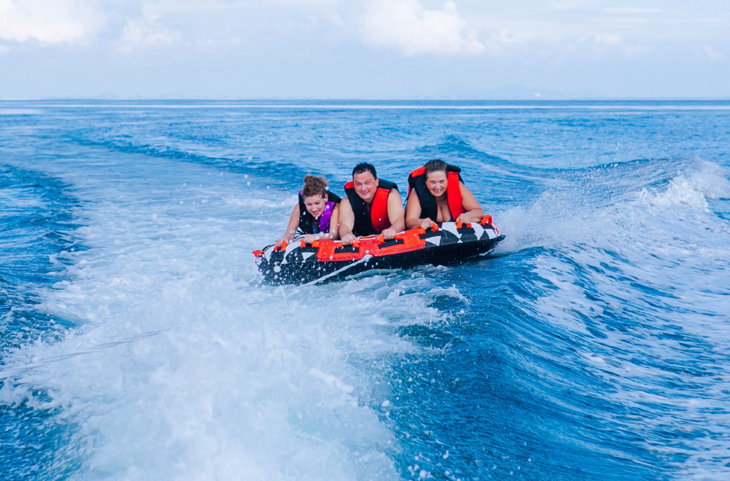 Glide Across the Dancing Waves with Donut Ride from Dubai Yachts