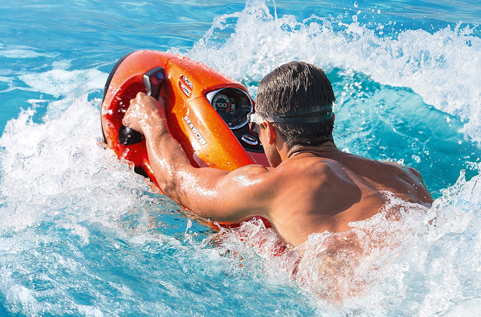 Rush through the waves on Dubai Waters with Seabob