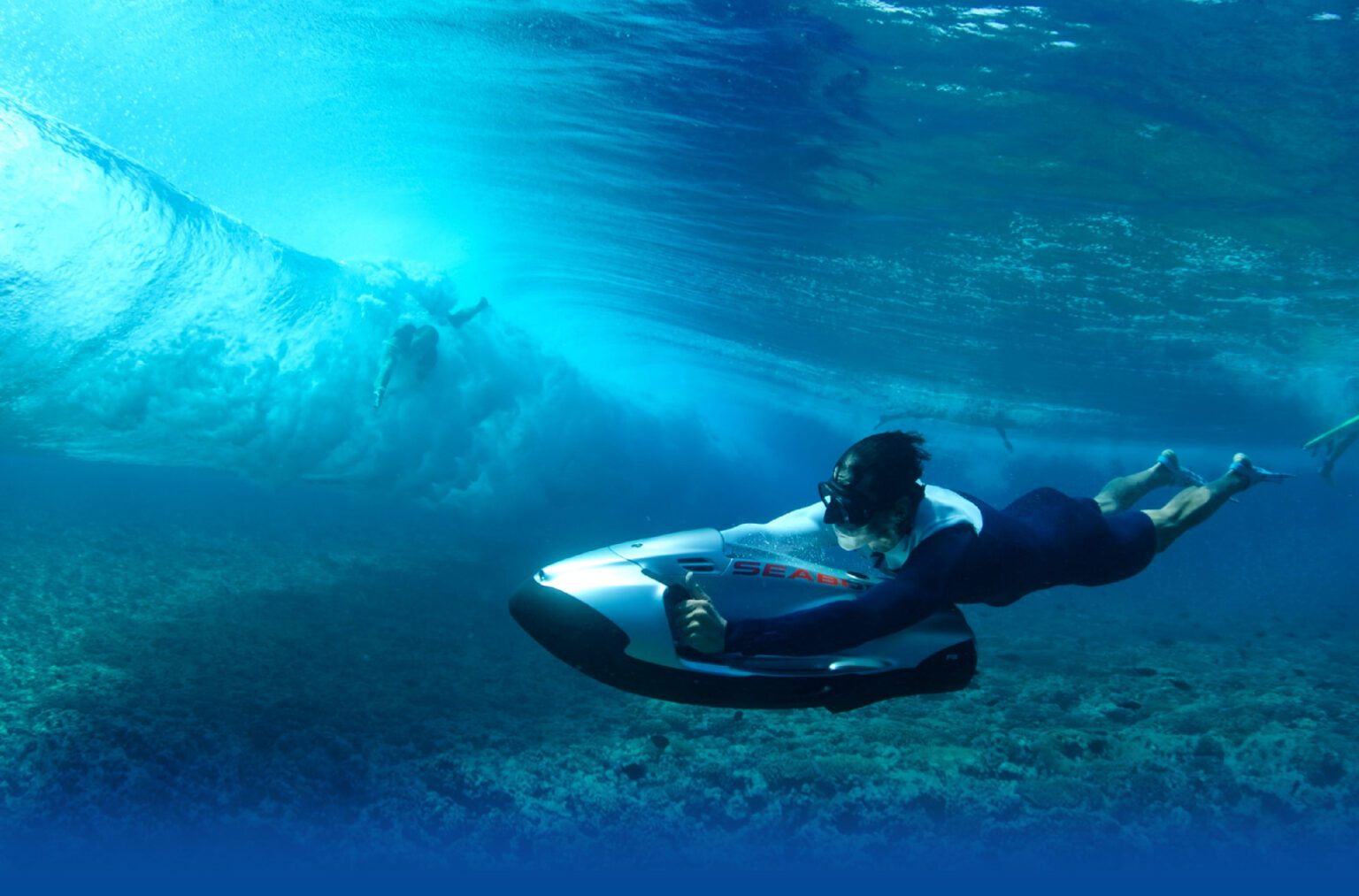 Explore the underwater world with seabob in Dubai