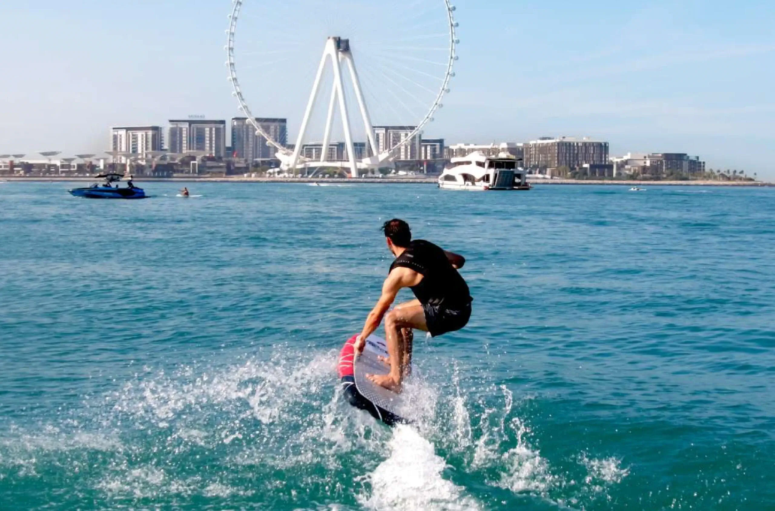 Glide Above the Waters with Efoil Board Ride from Dubai Yachts