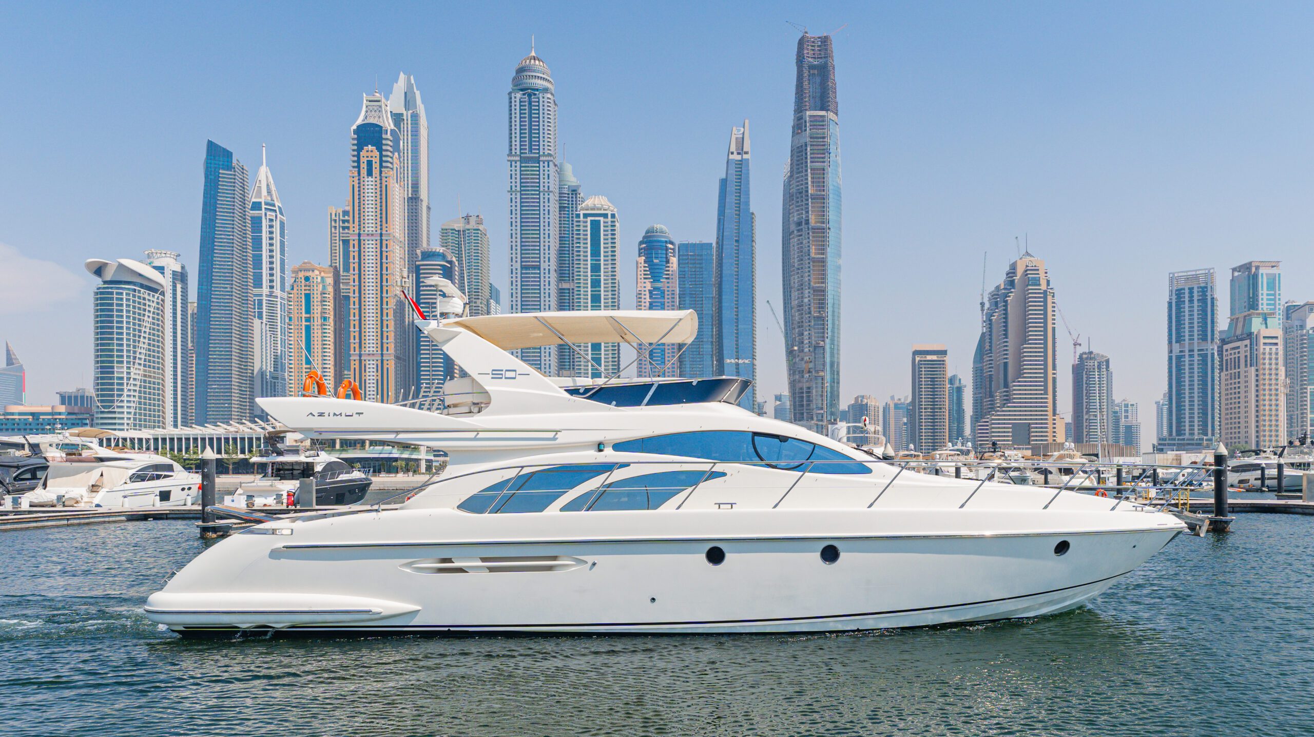 Azimut Yacht is ready to set sail on Dubai Waters